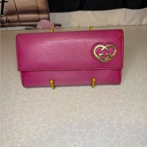 Gucci Lovely Hearts Long Continental Wallet